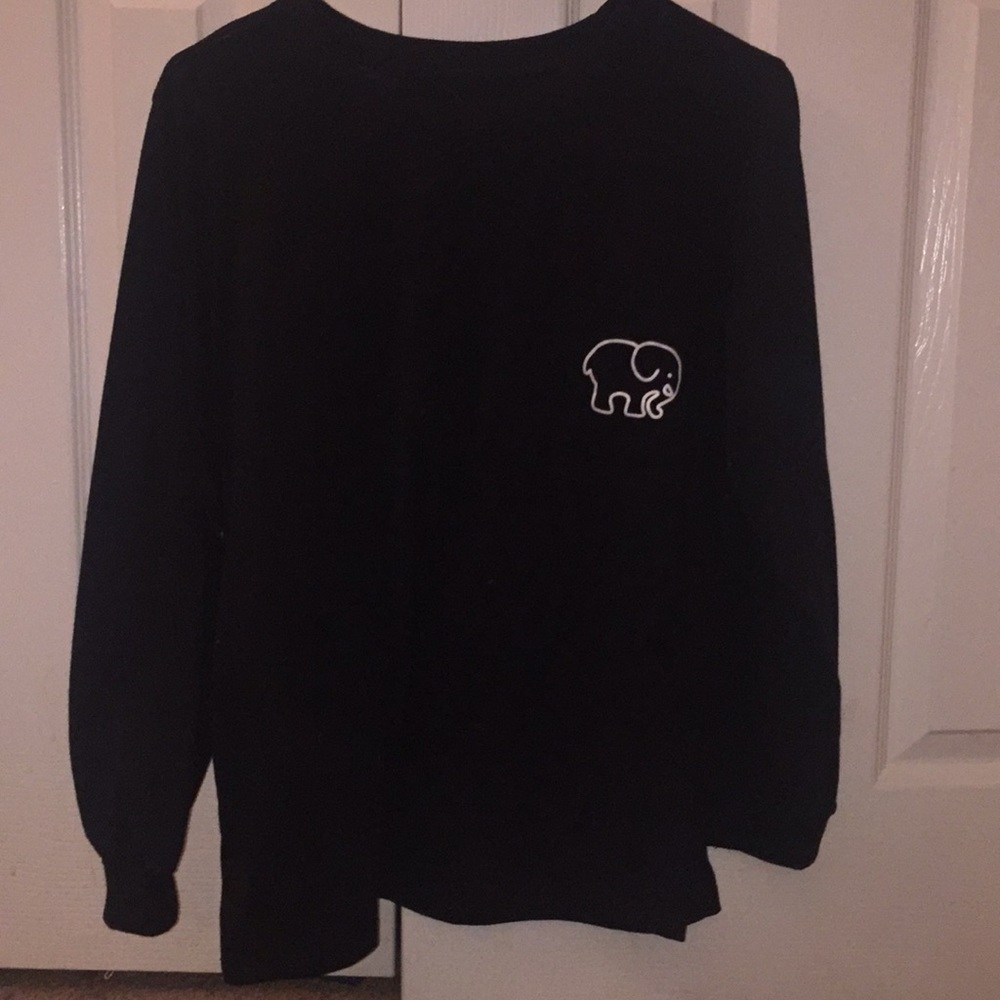 Ivory Ella black long sleeve